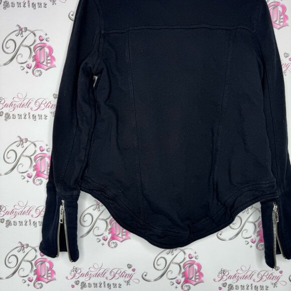 Chaser jacket coat zip up zippers black grey stunning business vibes luxury luxe - Picture 7 of 12